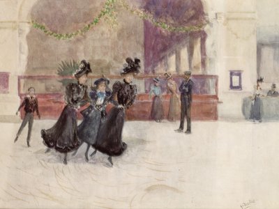 The Skaters by Albert Snr. Ludovici